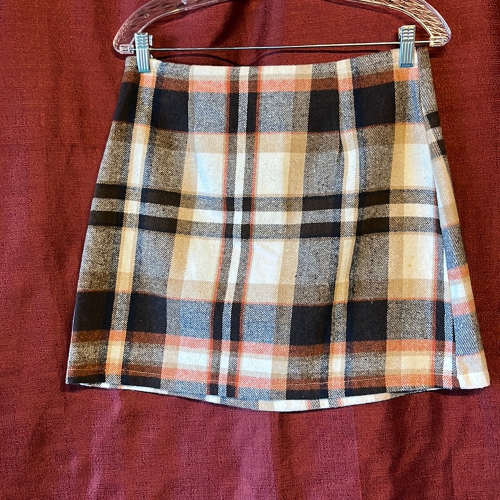 Plaid Shein skirt
